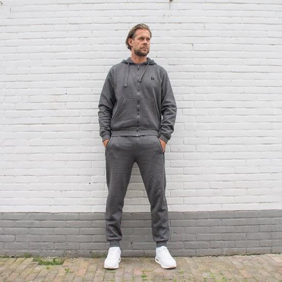 2er-Pack Donnay Herren-Jogginghosen Jack mit Kragen 2/5
