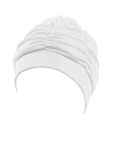 Beco Damen Stoff-Badekappe weiss