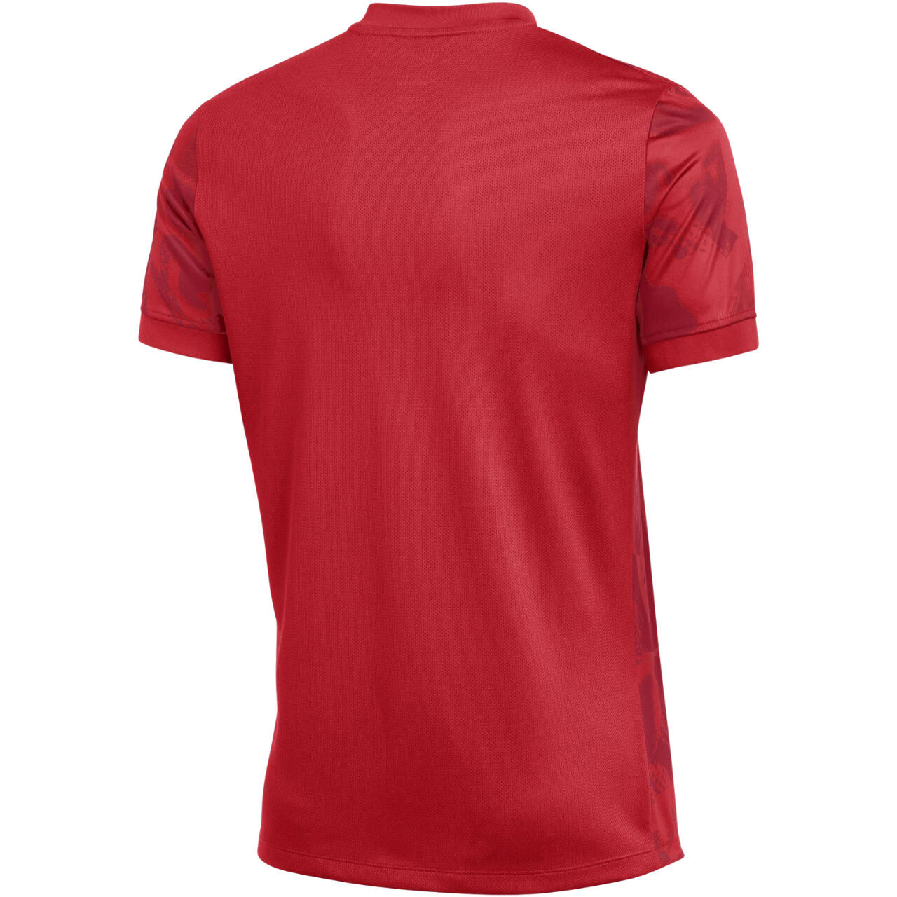 Camiseta de fútbol NIKE Dri-FIT de manga corta y cuello en V, roja, XL 2/2