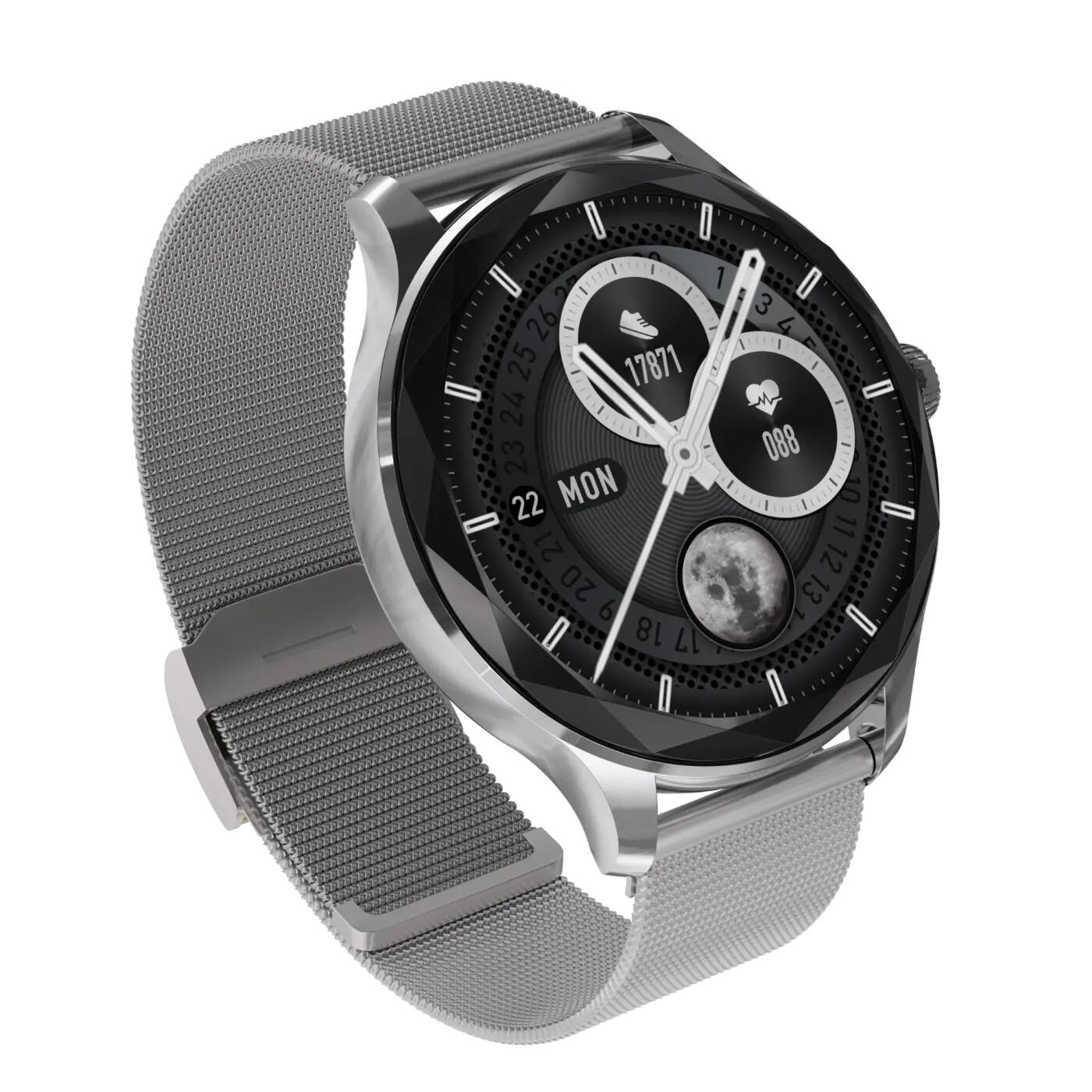 Smartwatch Garett Viva srebrny stalowy 2/7