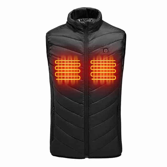Beheizbare Weste BLACK – MEN – HeatPerformance® 2/4