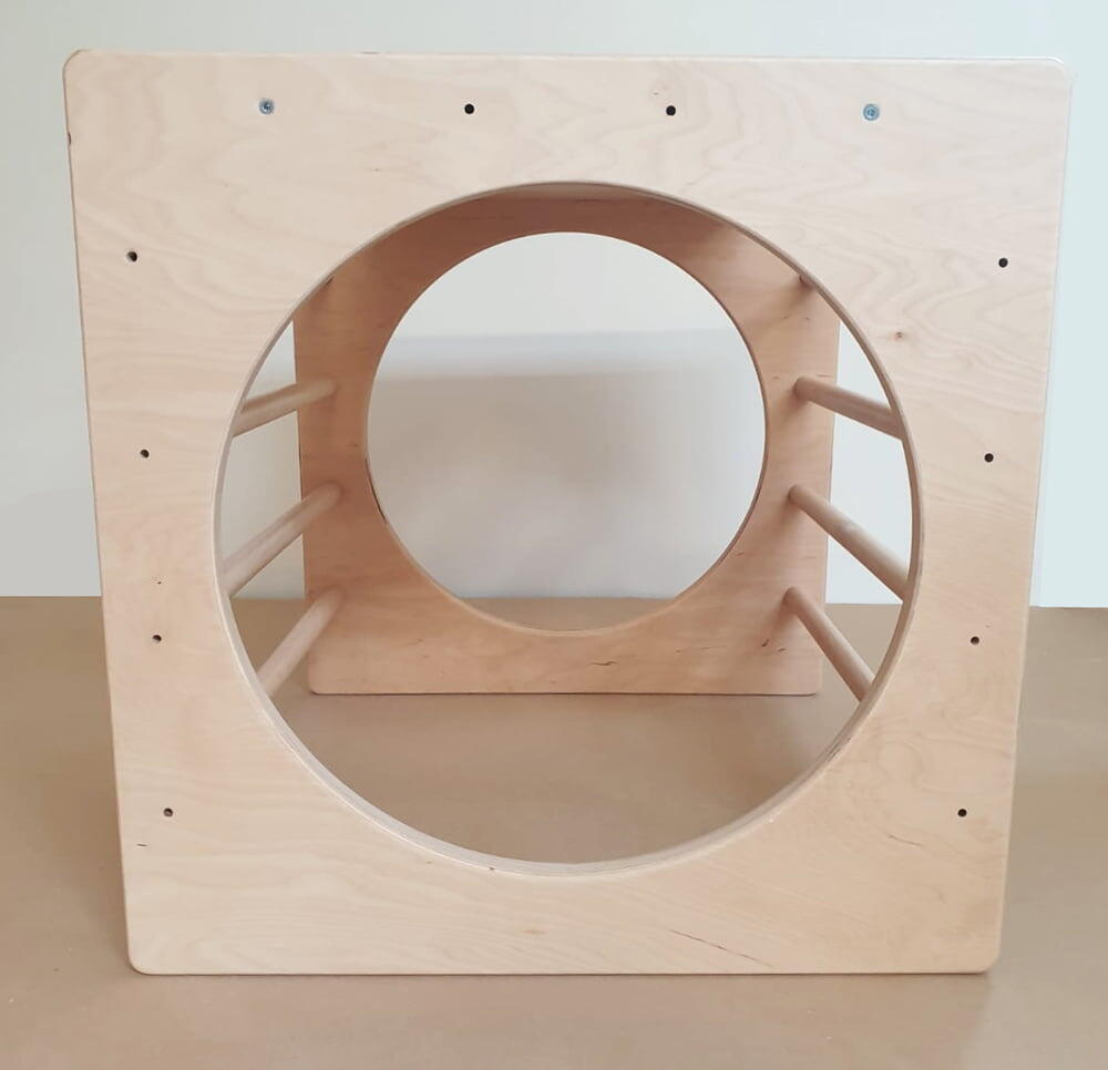 Kletterwürfel Box Holz 3/4