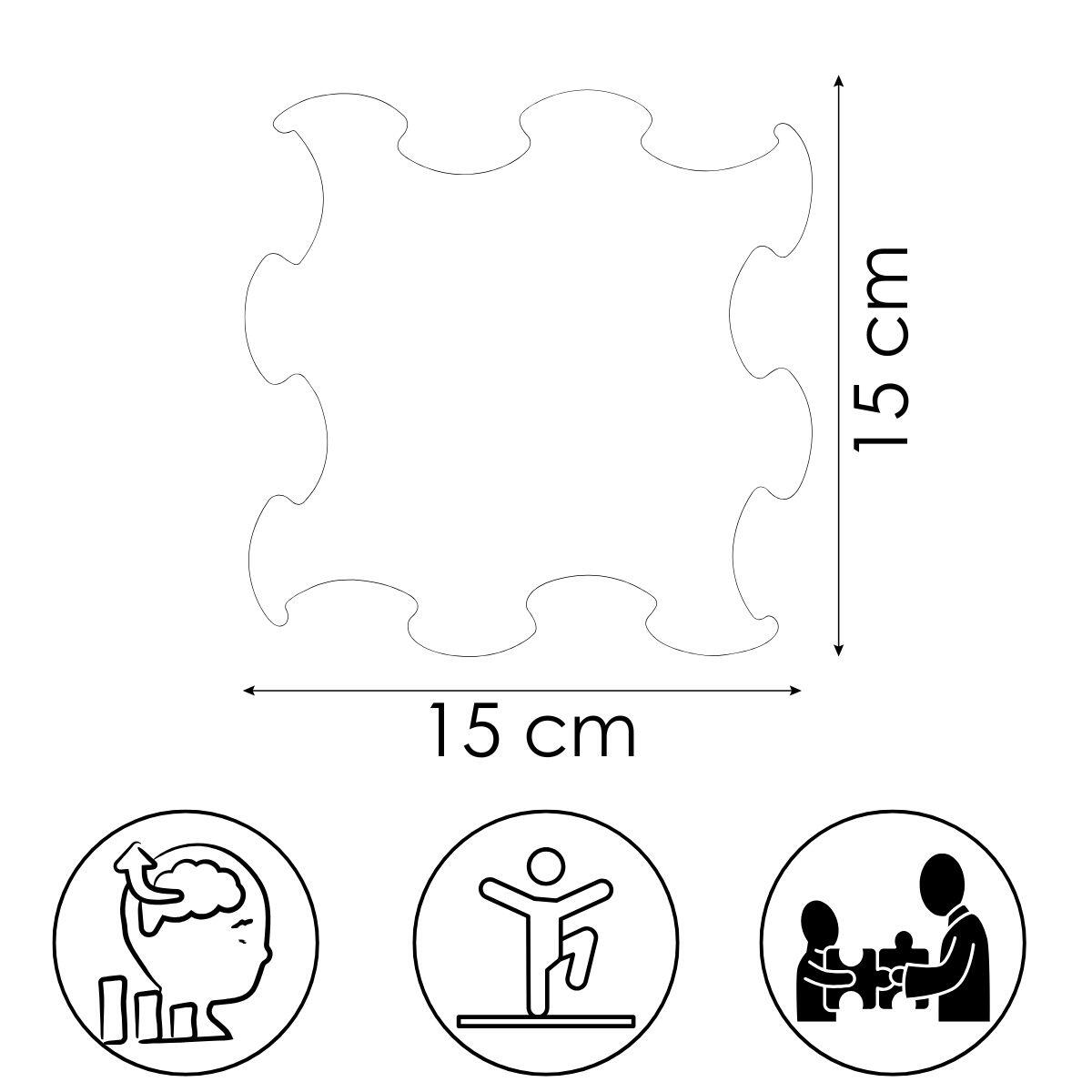 Mini puzzles sensoriels 12 pièces 15x15cm 3/7