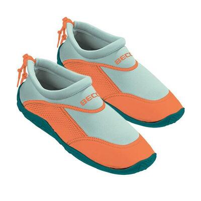 Beco neopreen waterschoenen - oranje/aqua