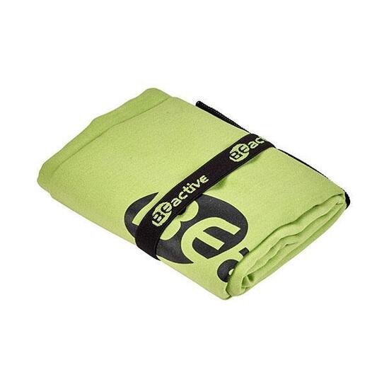 Beco Beactive Serviette microfibre - Limoengroen/Noir