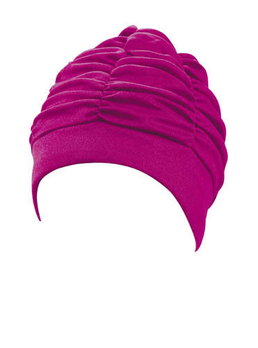 Beco Damen-Badekappe Stoff rosa - größere Passform