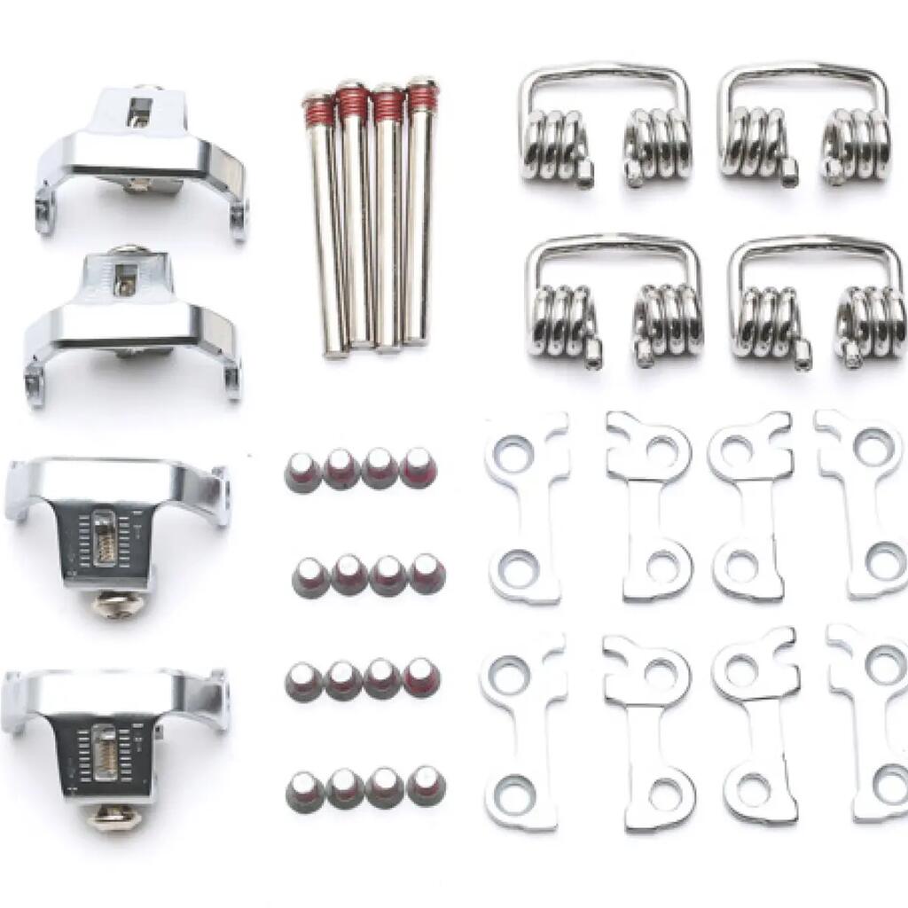 HT-SX BMX Pedal Spare Parts Set - Silver, 1 item