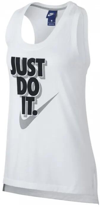 Débardeur Nike pour femme, blanc 1/1