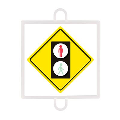 Signalisatiepaneel voor sportcircuits en verkeerseducatie