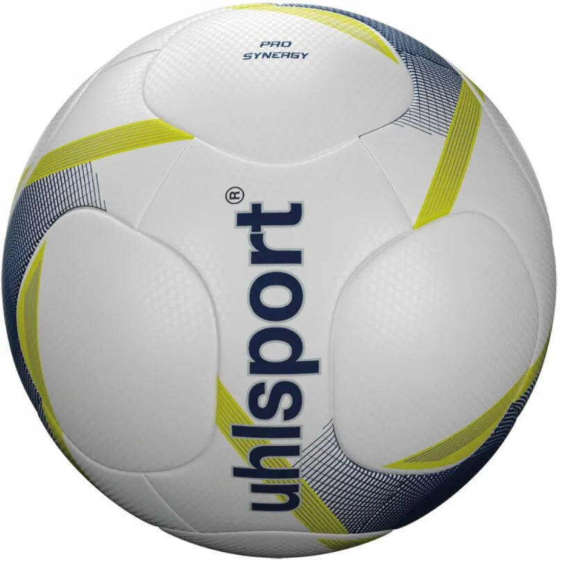 Uhlsport Classic trainingsbal maat 3 - Wit / Fluogeel 2/2