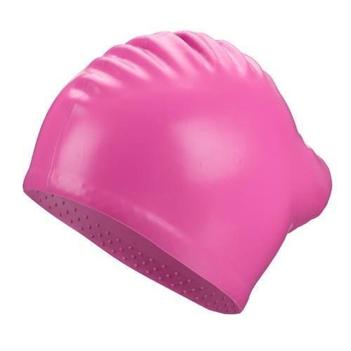 Beco bonnet de bain en silicone rose pour cheveux longs, unisexe