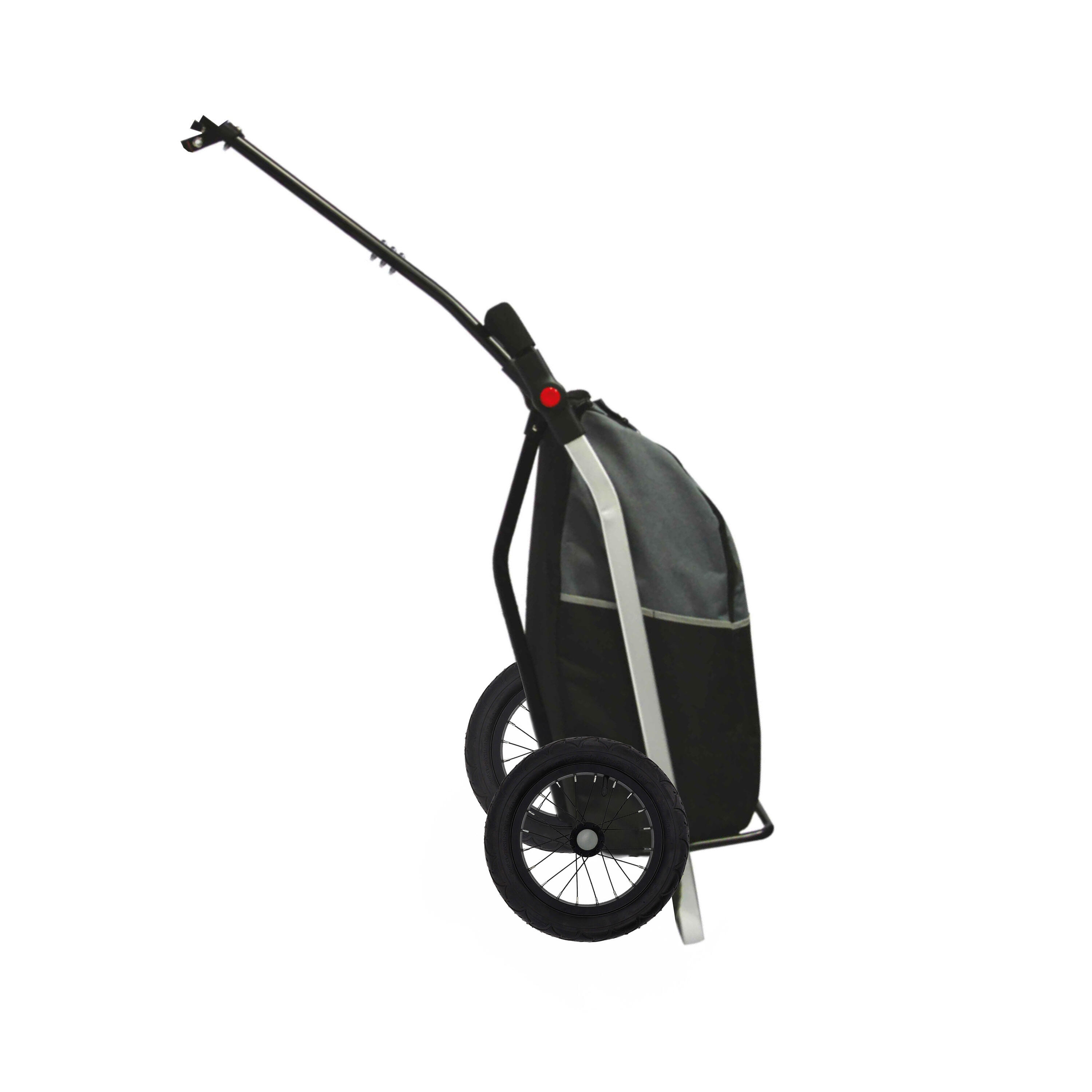 New 2026 - Shopping Trailer compatible e-bike - Roues gonflables 2/6