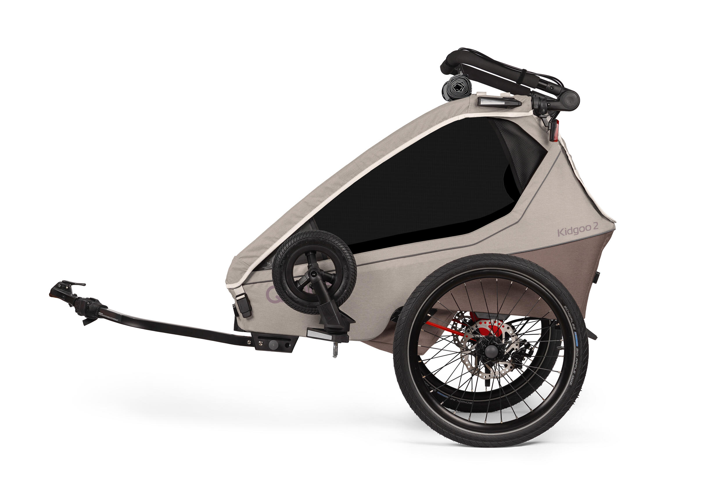 Qeridoo Remorque vélo Kidgoo 2 Pro Gen 2 3/5