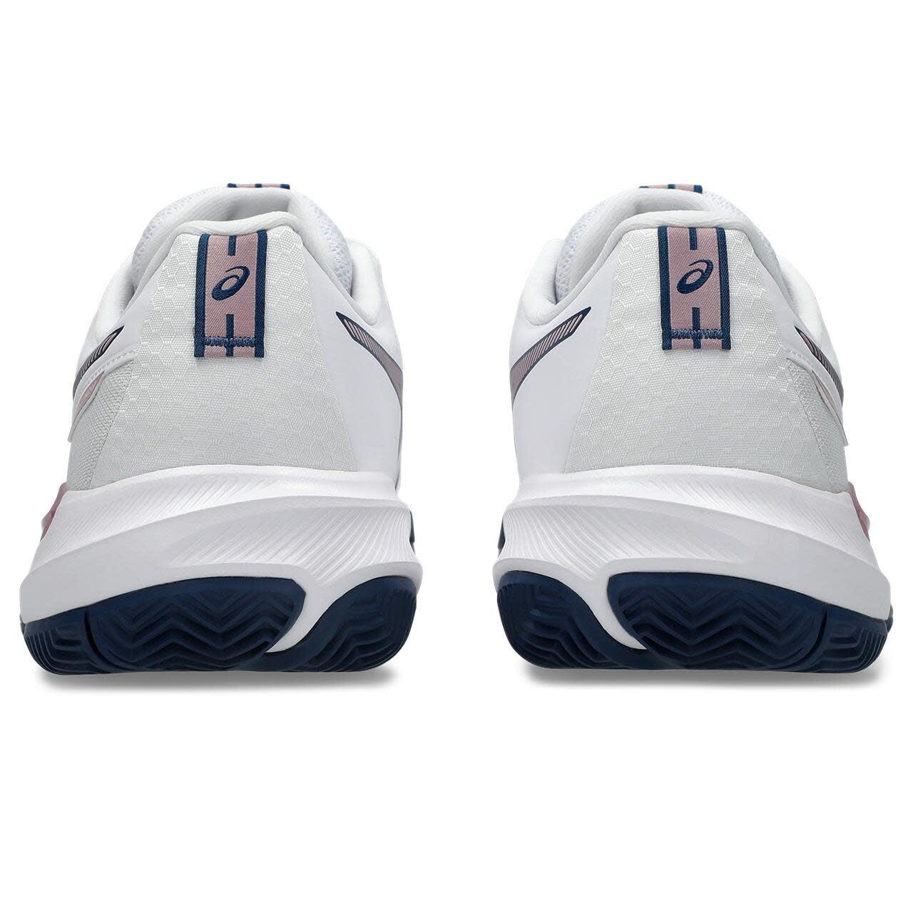 Tennis Padelschuhe Damen - ASICS  Gel-Challenger 15 W CLAY - White/Purple 5/7