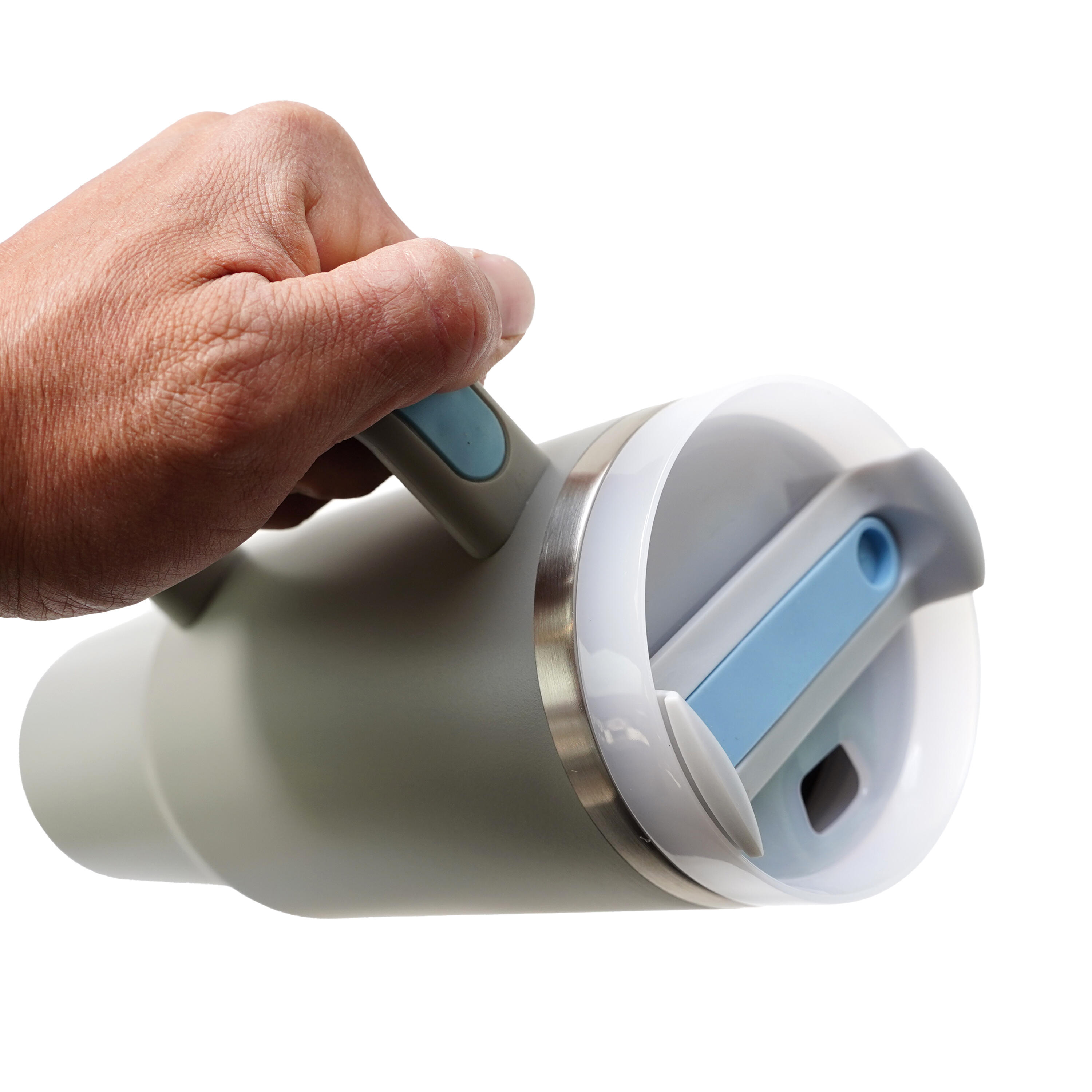 Eurocatch Tumbler 1.2L - Vaso térmico con asa - Apto lavavajillas - Azul 6/6