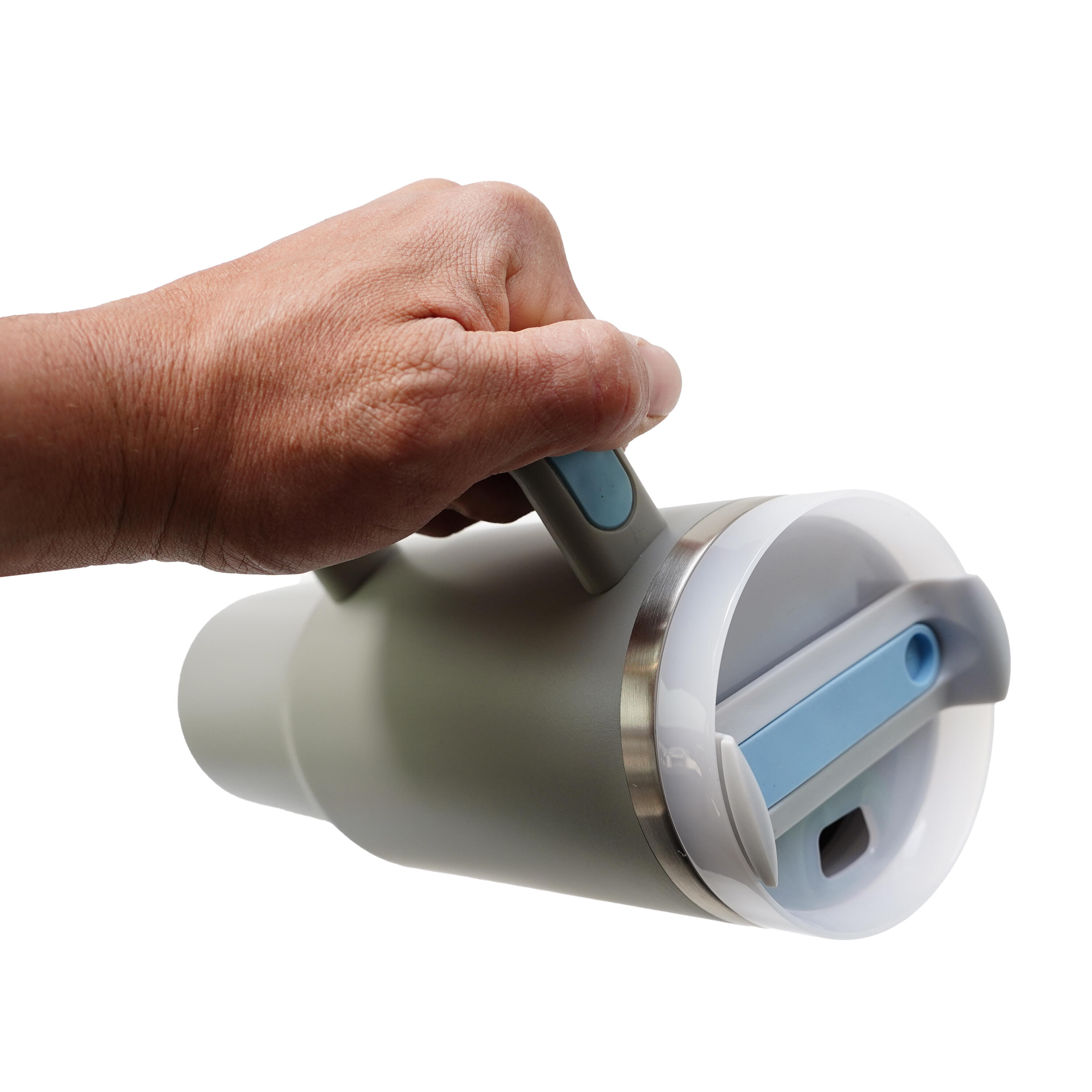 Eurocatch Tumbler 1.2L - Vaso térmico con asa - Apto lavavajillas - Gris 6/6