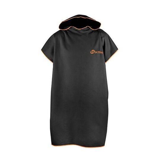 Beco Beactive Strandponcho - Noir/Orange