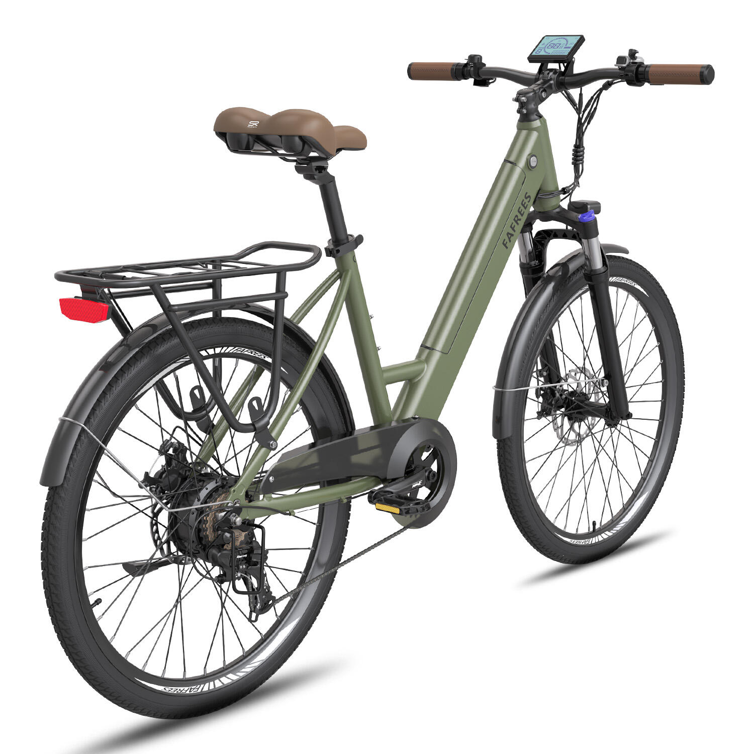 Fafrees F26 Pro Elektro-Citybike, 26"-Reifen, 250-W-Motor, 36-V-15-Ah-Akku 4/7