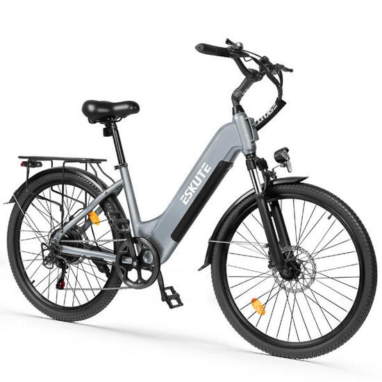 Vélo électrique ESKUTE C202 26" à cadre ouvert, moteur 250W, batterie 48V 17,5AH
