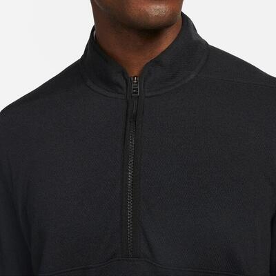 Maglia da golf Nike Therma-Fit Victory da uomo nera