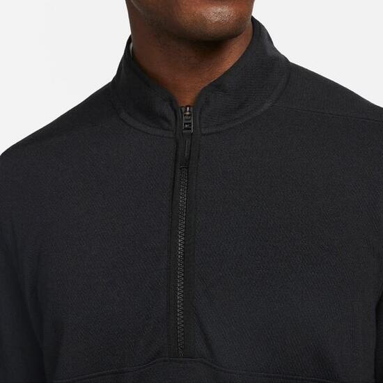 Maglia da golf Nike Therma-Fit Victory da uomo nera