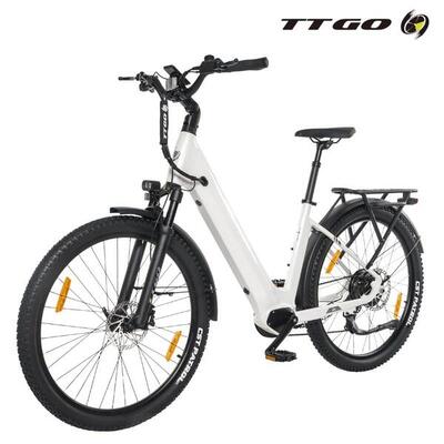 E-bike lage instap z3 120km elektrische fiets uniseks wit