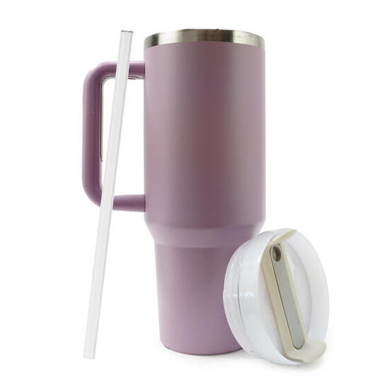 Eurocatch Tumbler 1.2L - Thermosbeker met Handvat - Vaatwasserbestendig - Roze