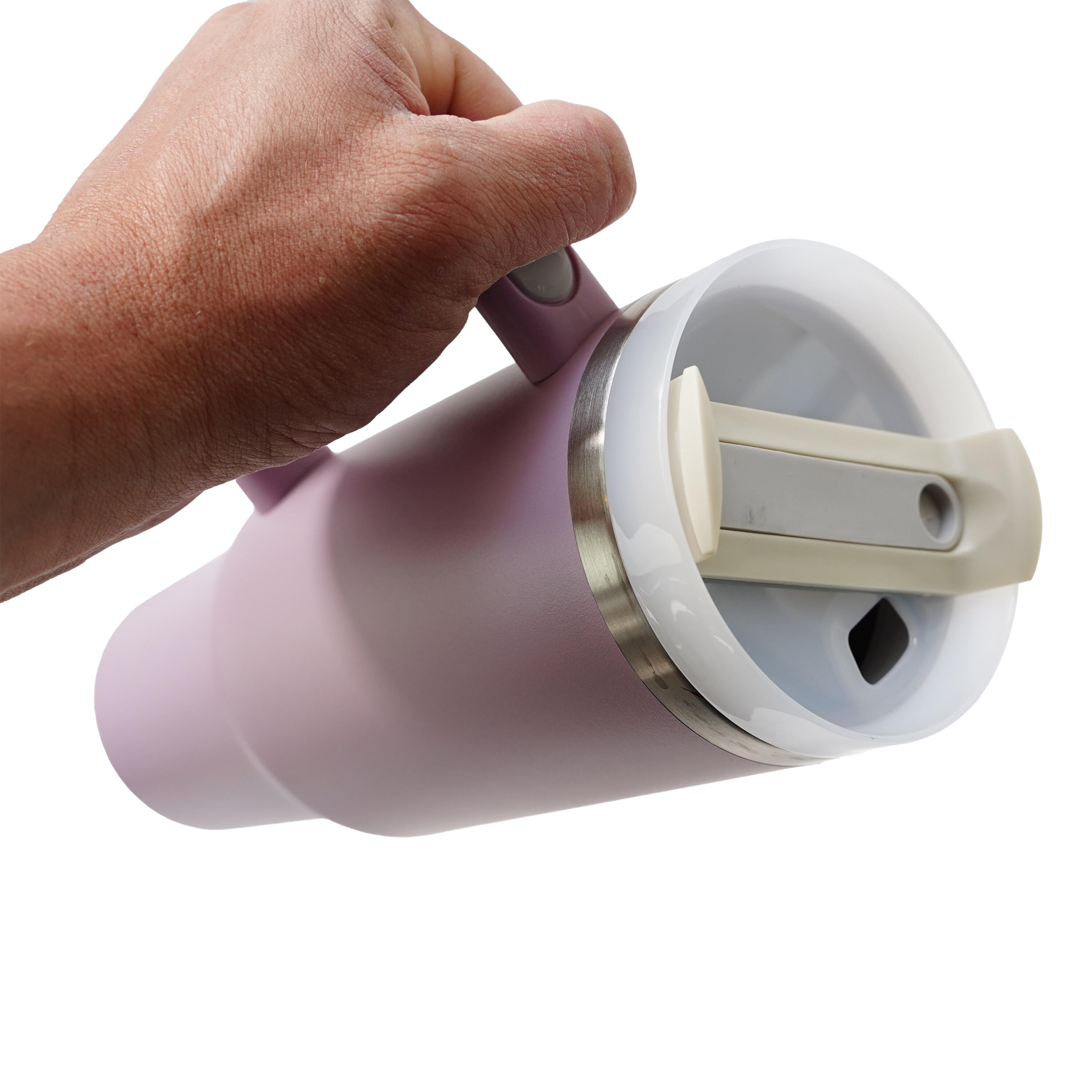 Eurocatch Tumbler 1.2L - Vaso térmico con asa - Apto lavavajillas - Rosa 6/6