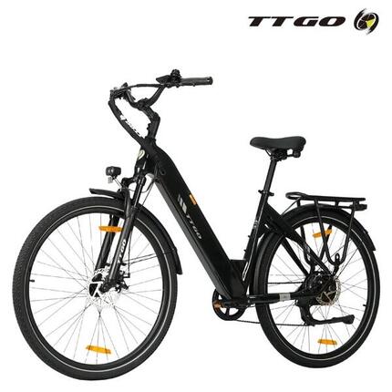 E-Bike lage instap C3 SE 120km elektrische fiets uniseks geel