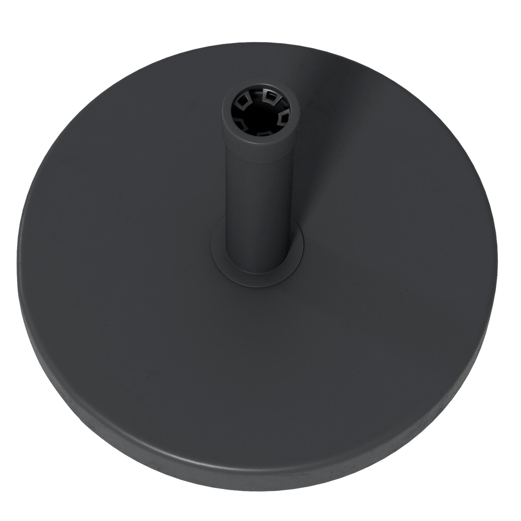 Outsunny Base per Ombrellone 15kg per Pali da Ø24-38mm in Plastica Ø46.5cm Nero 7/7