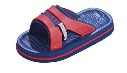 Chanclas infantiles Beco | Azul oscuro y rojo, talla 27