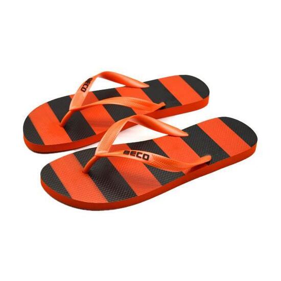 Tongs homme Beco orange/noir