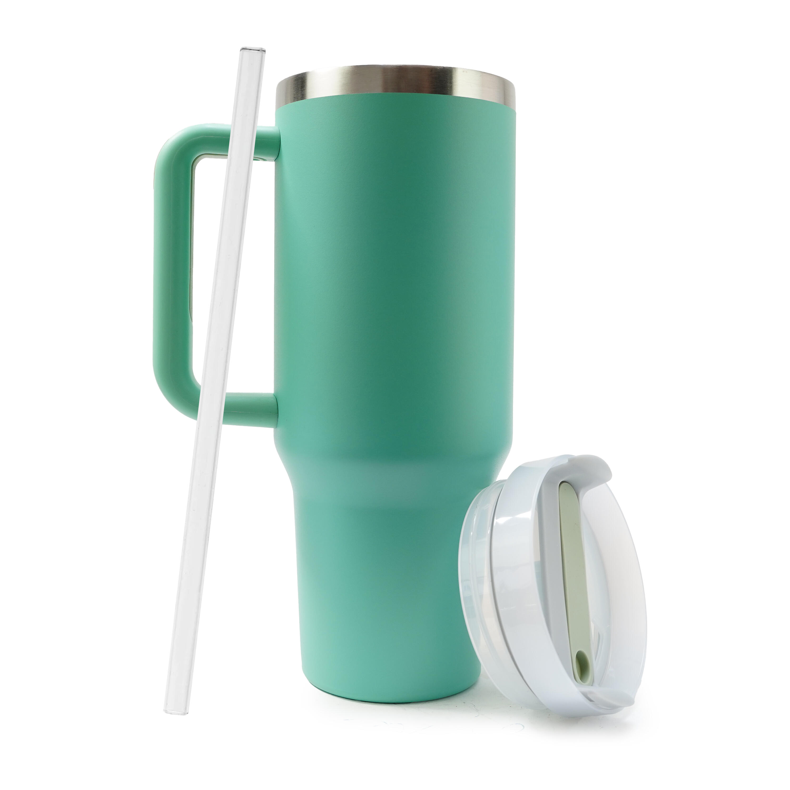 Eurocatch Tumbler 1.2L - Kubek termiczny z uchwytem - Do zmywarki - Zielony