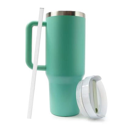 Eurocatch Tumbler 1.2L - Thermosbeker met Handvat - Vaatwasserbestendig - Groen