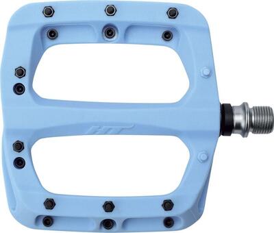 Ht Components Pedals PA03A Sky Blue - Pedale Flat in Nylon Composito