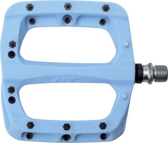 Ht Components Pedals PA03A Sky Blue - Pedale Flat in Nylon Composito