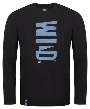 T-shirt homme Loap Allonzo manches longues noir