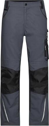 Pantalon de travail James & Nicholson gris carbone
