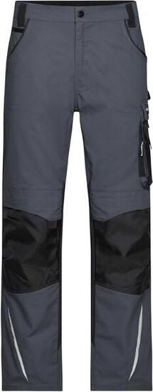 Pantalon de travail James & Nicholson gris carbone