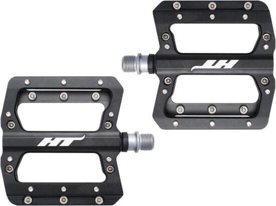 Paire de Pedales Plates HT Components AN14A Noir