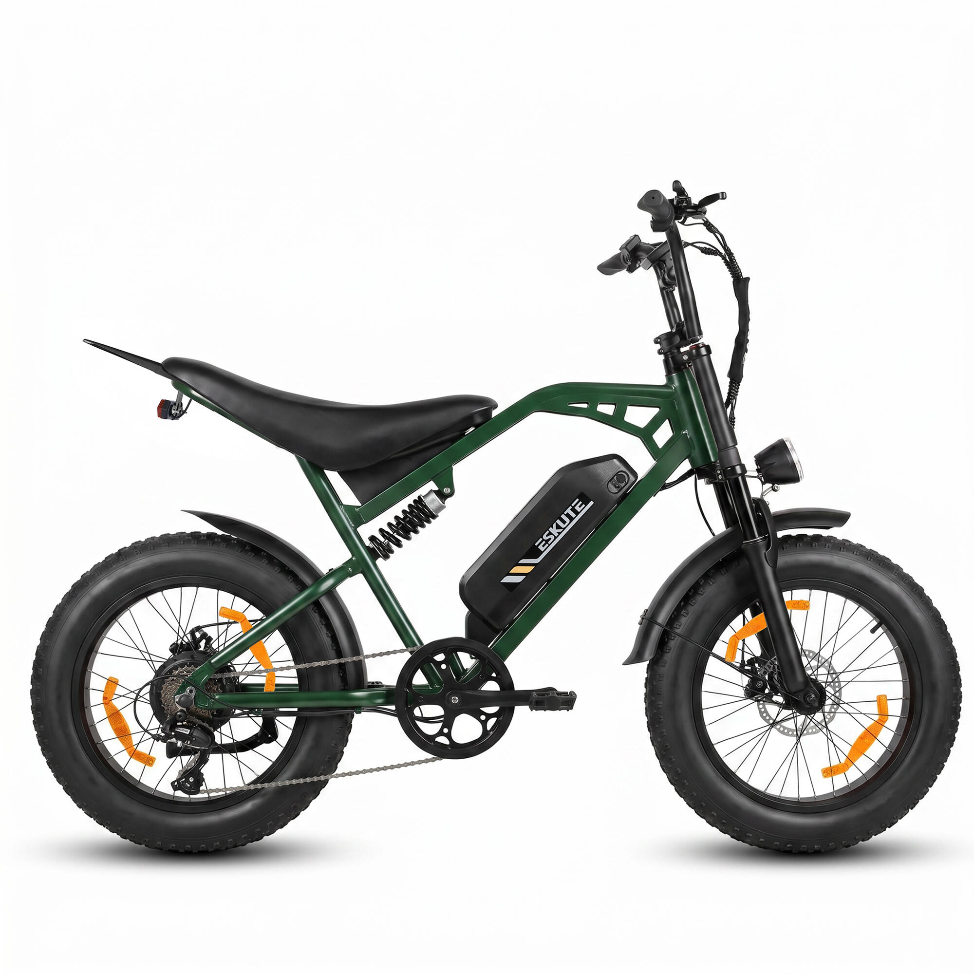 Bicicletta elettrica ESKUTE V202, batteria a lunga autonomia da 48 V 20,8 Ah 3/4