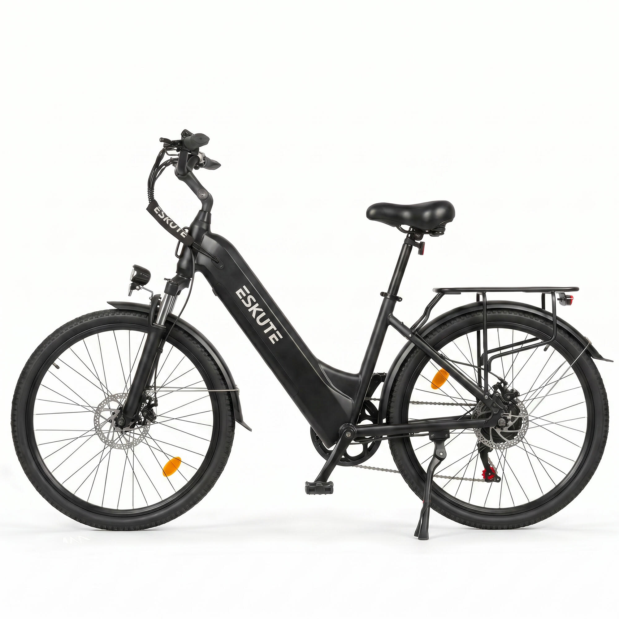 ESKUTE C202 E-bike da 26" con telaio a scavalco e batteria da 48V 17.5Ah 3/4