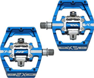 Ht clipless pedals x2 sx blue