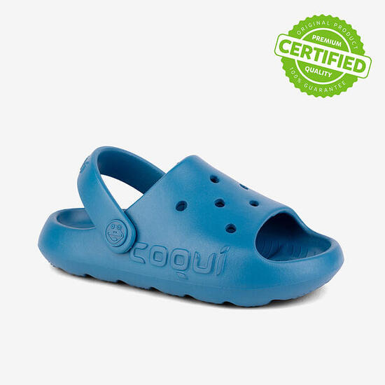Coqui Maya kindersandalen oceanblauw