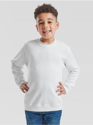 Kinder-sweater uni 80% katoen 20% polyester