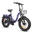 ESKUTE D202 Bicicletă pliabilă fat bike cu coș frontal, baterie de 48V 20.8 Ah