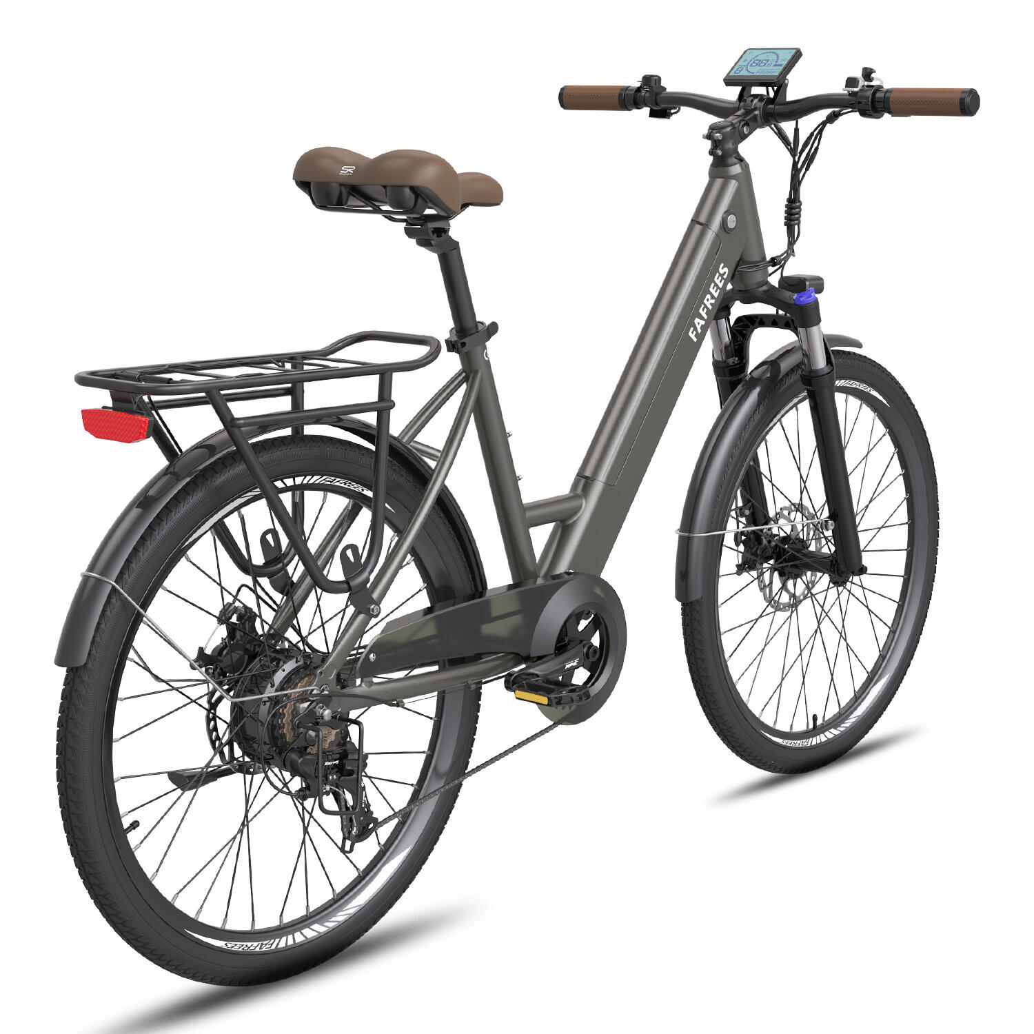 Bicicleta eléctrica urbana Fafrees F26 Pro con batería de 36 V y 15 Ah 4/7