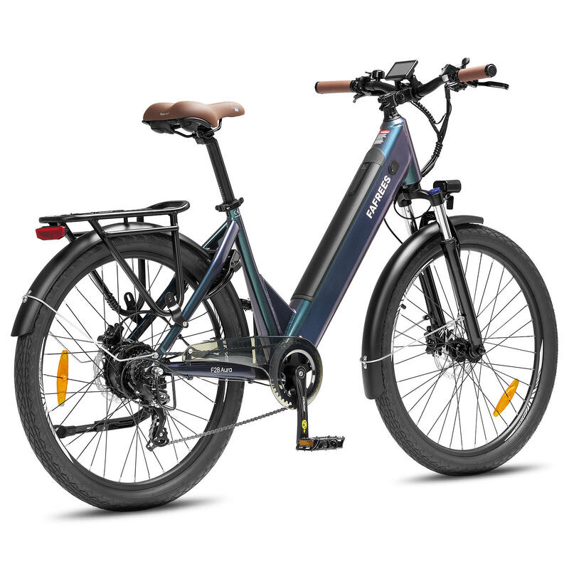 Bicicletă electrică de oraș FAFREES F28 Aura, baterie integrată de 36V 20Ah