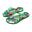 Flip-flops Beco pentru femei, verzi cu model floral