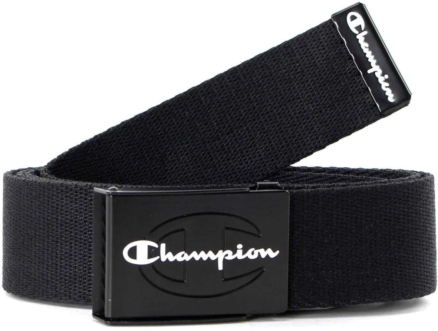 Champion Unisex Script Web Belt Schwarz/Weiß One Size 1/1